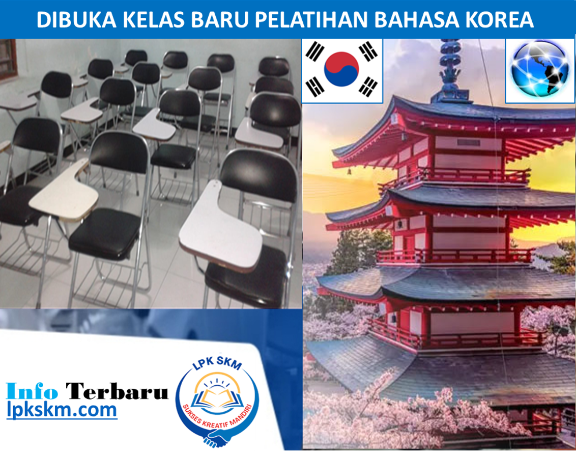 DIBUKA KELAS BARU PELATIHAN BAHASA KOREA